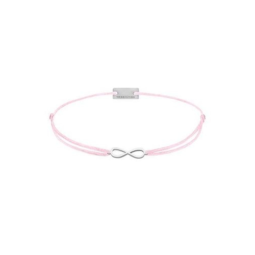 Momentoss Filo Bracelet - Textil - Rosa - Silber - Infinity - 21201723