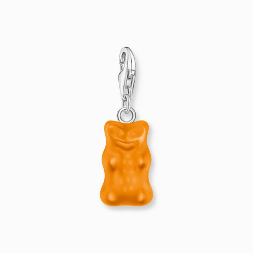 Thomas Sabo Charm - Goldbären-Anhänger in Orange - 2185-017-8