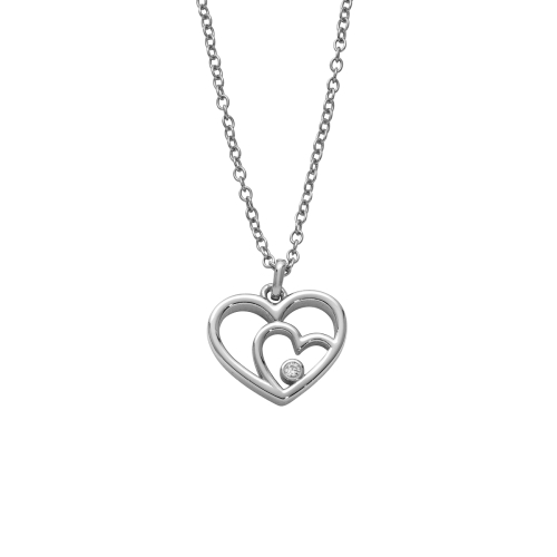 Auranto Collier - Silbercollier Herz - M262087
