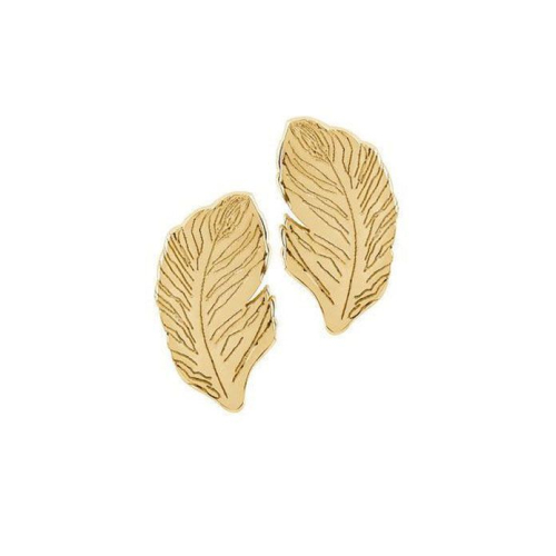 LaViida Studs - Blatt Gold - ESI301GG