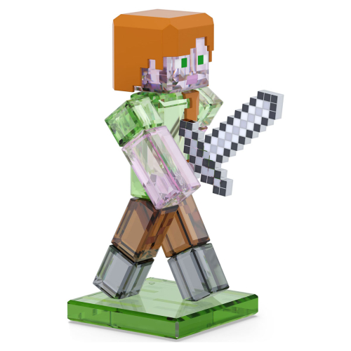 Swarovski crystal figurine - Minecraft Alex - 5701271
