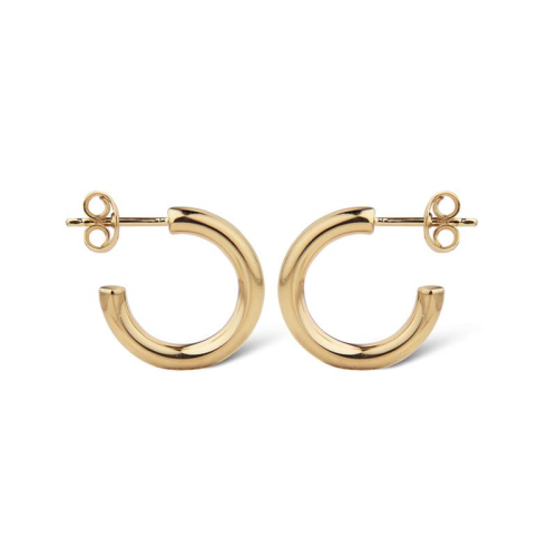 Jeberg Earrings - Powerful hoops-gold - 51790