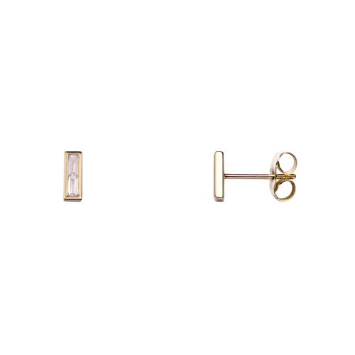 Stardiamant Studs - Brillant Gelbgold 585 - D2117G