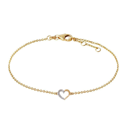 Stardiamant Bracelet - Herz - Brillant Gelbgold 585 - D2615G