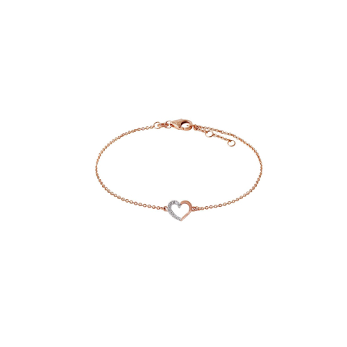 Stardiamant Bracelet - Herz - Brillant Rosegold 585 - D2615R