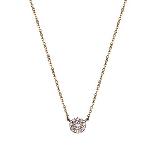 Stardiamant Collier - Brillant Gelbgold 585 - D3222G