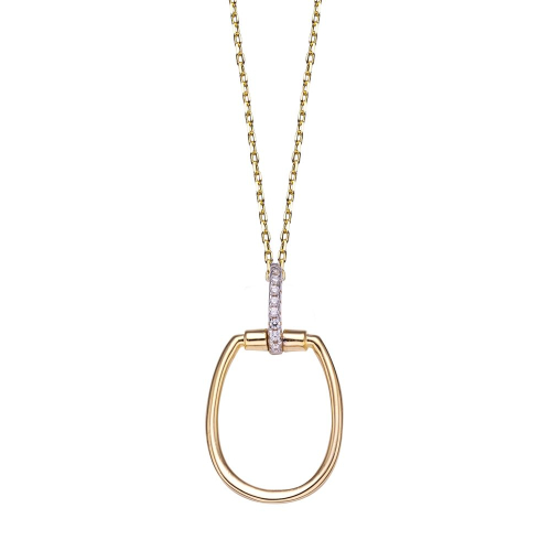 Stardiamant Collier - Brillant Gelbgold 585 - D3231G