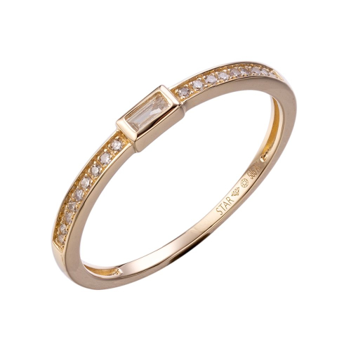 Stardiamant Rings - Brillant Gelbgold 585 - D6493G