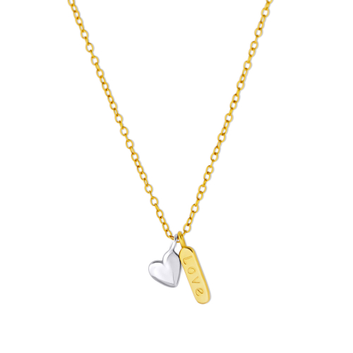 Maja Emulto Necklace - Amore Bicolore - EL00167.NE.YG.RH