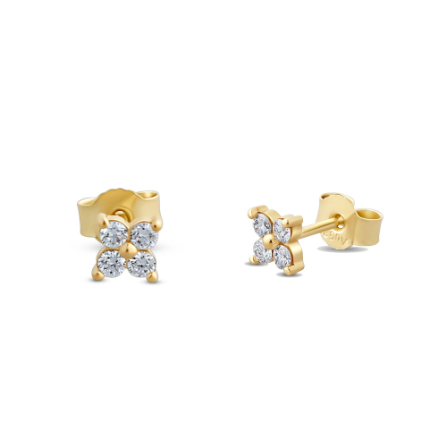 Maja Emulto Studs - Flower - EL00191.ER.YG