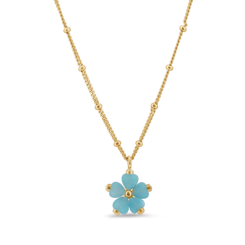 Maja Emulto Necklace - Aventuria Bloom - EL00398.NE.GA.YG