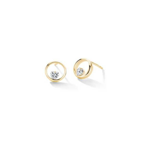 FJF JEWELLERY Studs - Herz Weiß - FJF0030007YWH