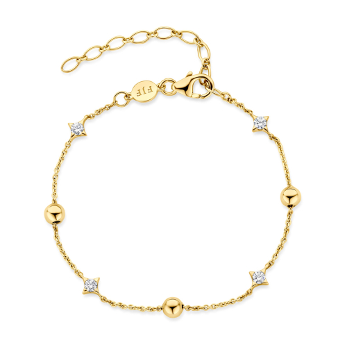 FJF JEWELLERY Bracelet - Bella Balls and Stars - FJF0050018YWH
