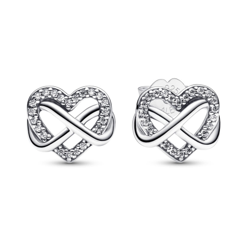 Pandora Studs - Infinity Heart - 292667C01