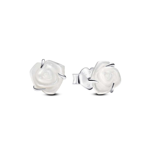 Pandora Studs - Weiße Blühende Rose - 293209C01