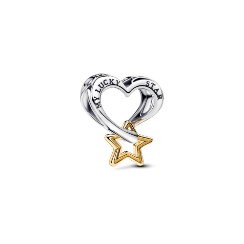 Pandora Charm - Lucky Star & Herz - 763513C00