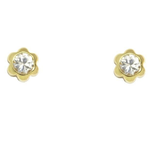 Schneider Basic Studs - Gold - Blumen mit Zirkon - ZS26