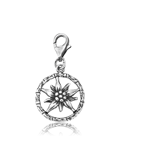 Julie Julsen Charm - Silver Julie - Edelweiß - Silber - JJCH10299.11
