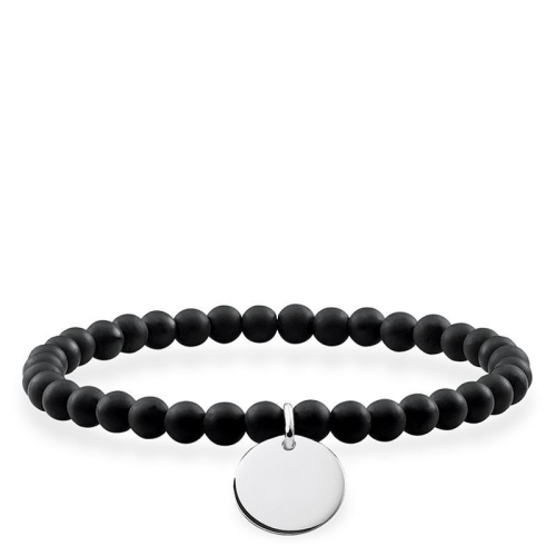 Thomas Sabo Bracelet - Love Bridge - Schwarz Scheibe - LBA0114-023-11
