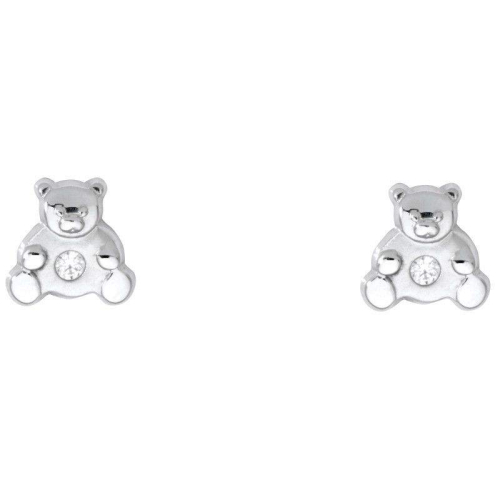 Schneider Basic Earrings - Weißgold - Bär - KI17