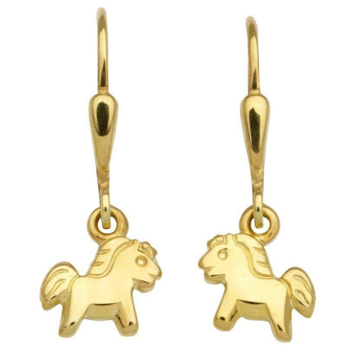 Schneider Basic Earrings - Gold - Pferd - KI09
