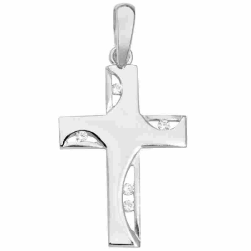 Schneider Basic Pendant - Silber - Kreuz  - SKE03