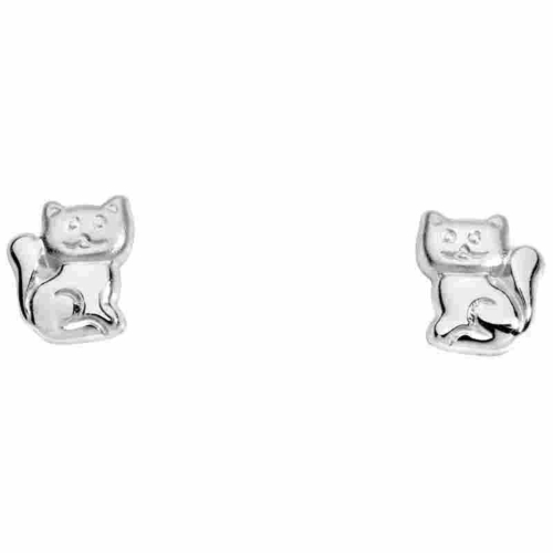 Schneider Basic Studs - Silber - Katze - SK43