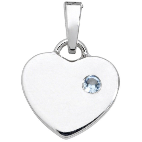 Schneider Basic Pendant - Silber - Herz Blau - SK31