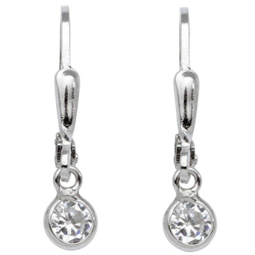 Schneider Basic Earrings - Silber - Zirkonia Weiß - SK03