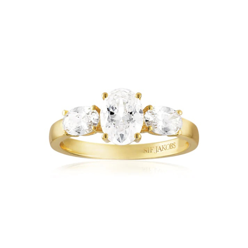SIF Jakobs Rings - SJ-R2340-CZ-YG