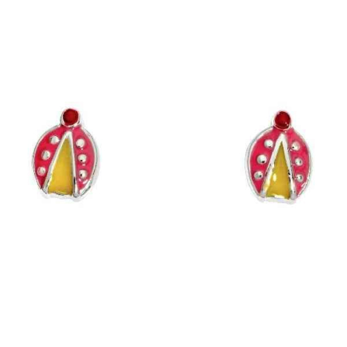 Schneider Basic Studs - Silber - Käfer bunt - SK17