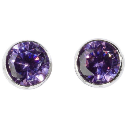 Schneider Basic Studs - Silber – Monatsstein Februar - SMO05