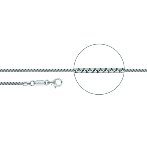 Der Kettenmacher Necklace - Venezianierkette Bombiert Silber - V3-36S 