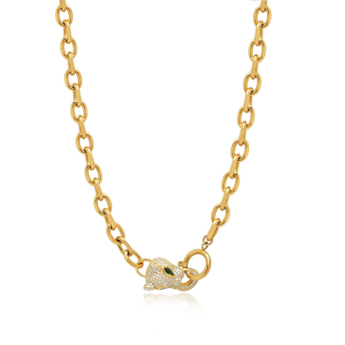 Nialaya Necklace - Panther - WNECK_143