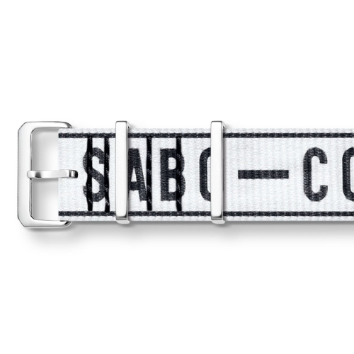 Thomas Sabo Watch Strap - Code TS Nato Urban weiß - ZWA0319-276-25-20 MM
